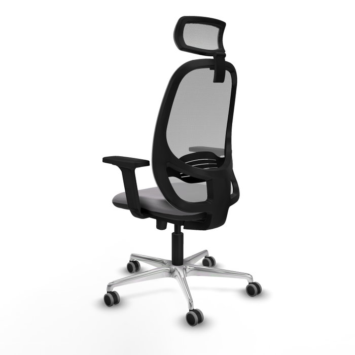 PIQUERAS Y CRESPO Silla de oficina Cilanco Gris con mecanismo Sincro/Traslack