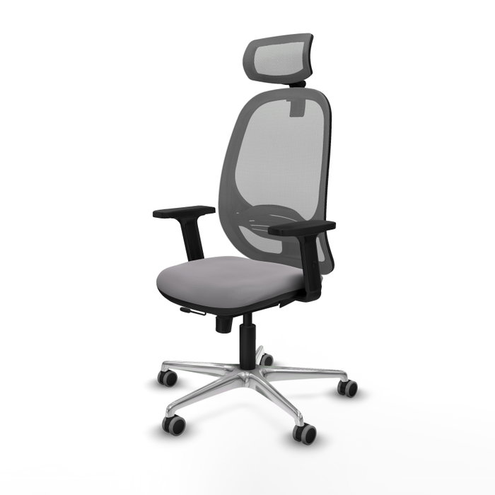 PIQUERAS Y CRESPO Silla de oficina Cilanco Gris con mecanismo Sincro/Traslack