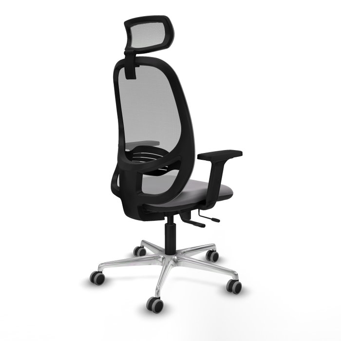 PIQUERAS Y CRESPO Silla de oficina Cilanco Gris con mecanismo Sincro/Traslack