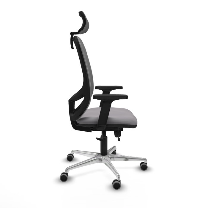 PIQUERAS Y CRESPO Silla de oficina Cilanco Gris con mecanismo Sincro/Traslack