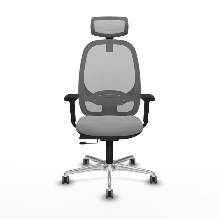 PIQUERAS Y CRESPO Silla de oficina Cilanco Gris con mecanismo Sincro/Traslack