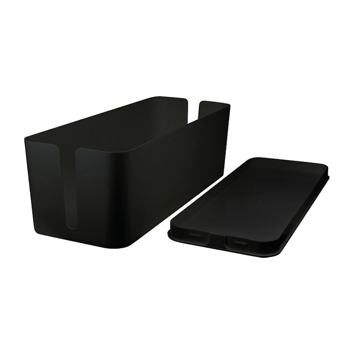 LogiLink KAB0062 Caja de Cables, Plástico, Negro, 407 x 157 x 133,5mm