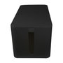 LogiLink KAB0062 Caja de Cables, Plástico, Negro, 407 x 157 x 133,5mm