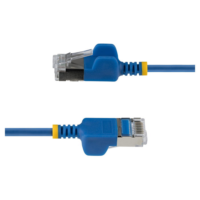 StarTech.com Cable Ethernet Cat6a Ultra Delgado 1m Azul Snagless FTP