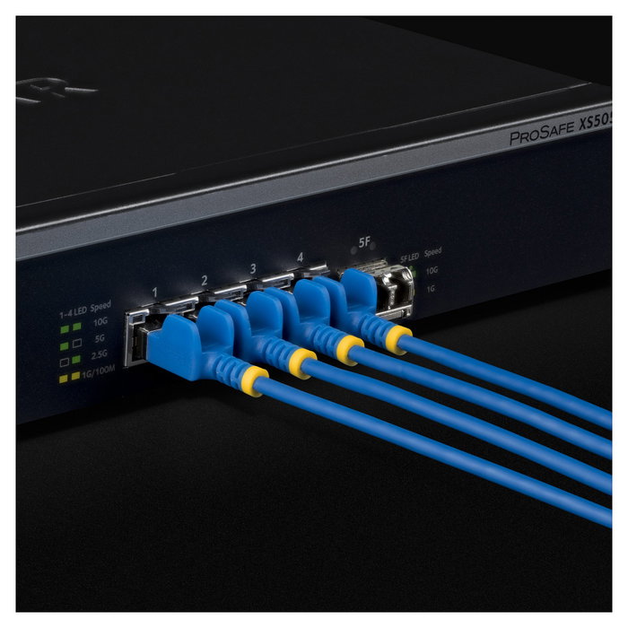 StarTech N6APATSTP34BLS1M Cable Ethernet Cat6a Ultradelgado 1m Azul
