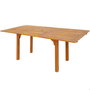 Mesa Extensible Aktive Madera de acacia 200 x 74 x 100 cm