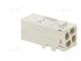 HARTING Módulo Macho Han-Modular® Domino Han E® de 4 Pines