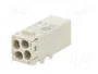 HARTING Módulo Macho Han-Modular® Domino Han E® de 4 Pines