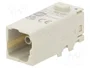 HARTING Módulo Macho Han-Modular® Domino Han E® de 4 Pines