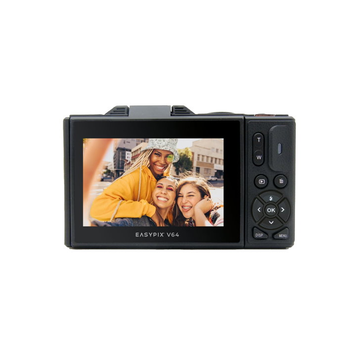 Easypix V64 Flip Cámara Digital Negra
