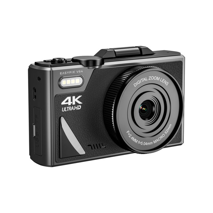 Easypix V64 Flip Cámara Digital Negra