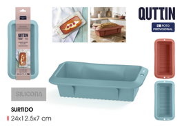 Quttin Molde Rectangular de Silicona 24x12.5x7 cm