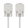 Nano Cable 10.14.0502 Cable Serie NULL Modem DB9 Macho - DB9 Hembra 1.8m Beige
