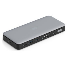 Digitus DA-70917 Docking Station USB-C con 11 puertos, HDMI, DP y RJ45