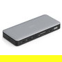 Digitus Estación de Acoplamiento USB-C, 11 Puertos (2x HDMI, DP, Ethernet, USB-A, USB-C, Audio, Lector SD), 4K 60Hz, USB 3.2 Gen 2, Plug & Play, para Windows/Mac