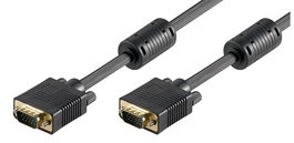 MicroConnect Cable VGA para Monitor Full HD con Ferrita, 2m