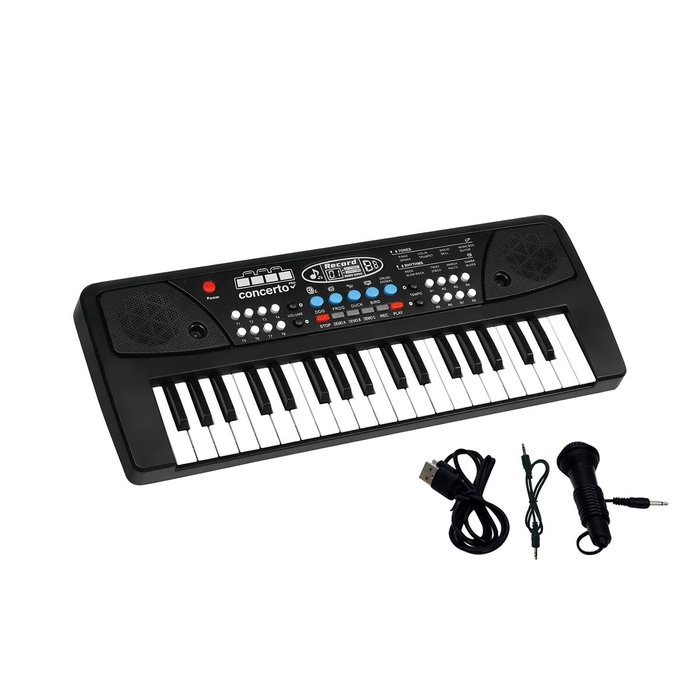 Reig Órgano de 37 Teclas con Micrófono, Toma USB y Cable de Audio Reig Órgano de 37 Teclas con Micrófono, Toma USB y Cable de Audio