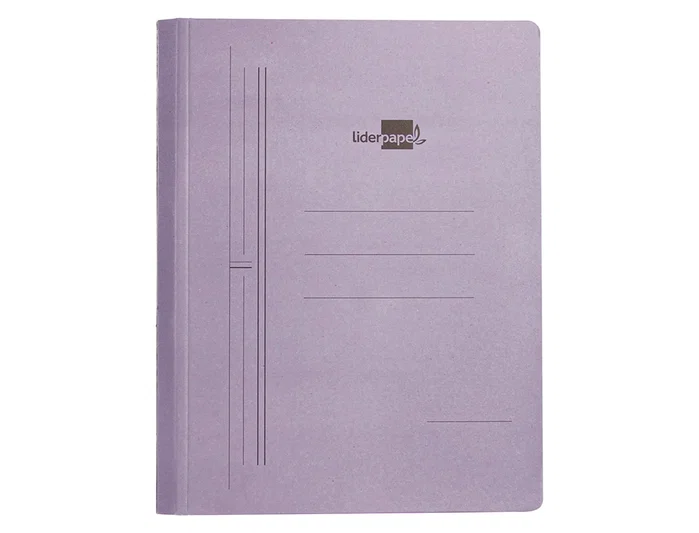 Liderpapel Carpeta Gusanillo Folio Cartón Azul 540 g/m² Compresor Archivar Documentos 245 x 350 mm