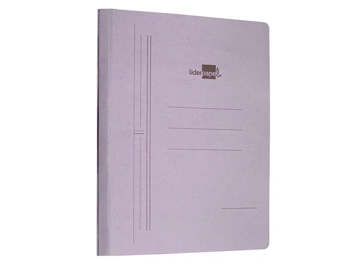 Liderpapel Carpeta Gusanillo Folio Cartón Azul 540 g/m² Compresor Archivar Documentos 245 x 350 mm