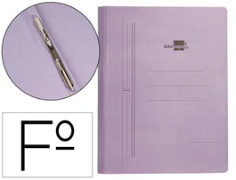 Liderpapel Carpeta Gusanillo Folio Cartón Azul 540 g/m² Compresor Archivar Documentos 245 x 350 mm