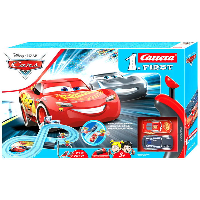 CARRERA First Cars Power Duel Rayo y Storm Disney Pixar Cars
