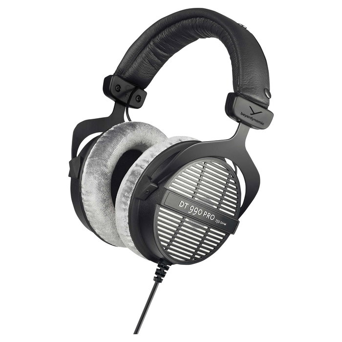 Beyerdynamic DT 990 PRO 250 Ohm Auriculares de Estudio Over-Ear Cableados Negros