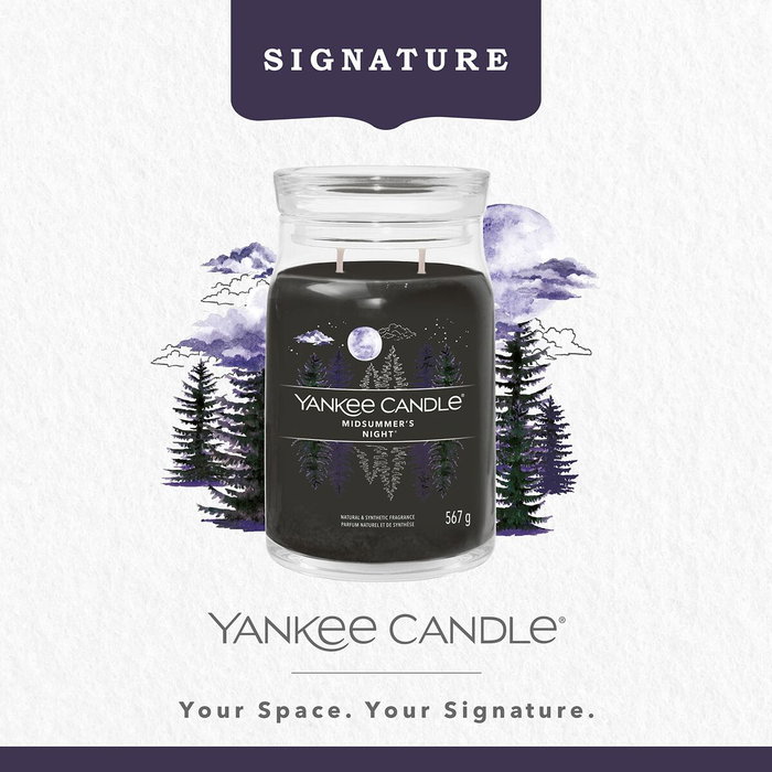 Yankee Candle Signature Midsummer's Night Vela en Frasco Grande Yankee Candle Signature Midsummer's Night Vela en Frasco Grande
