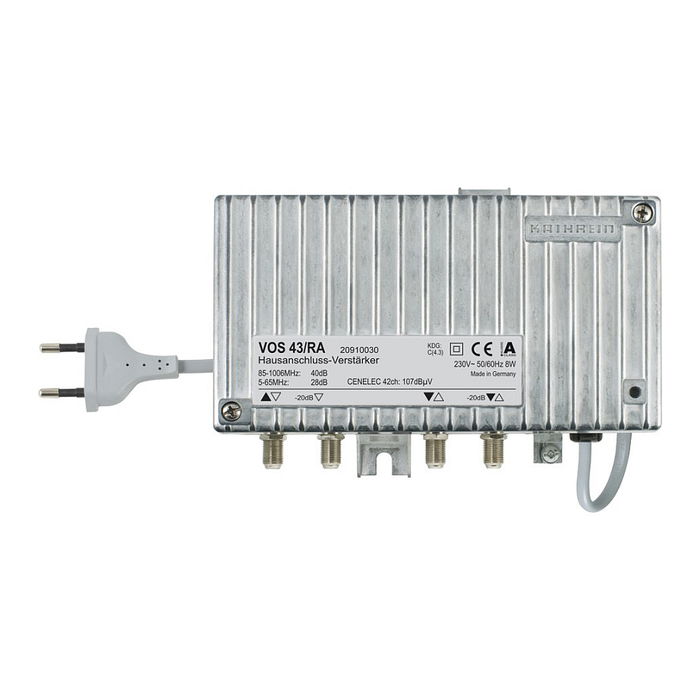 Kathrein VOS 43/RA Verstärker Hausanschluß 40dB