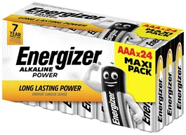 Energizer E303271700 - Batería Alcalina AAA LR03 Maxi Pack de 24 Unidades - Pila Energizer