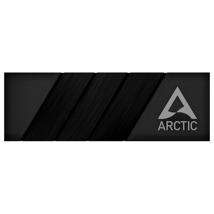 ARCTIC Disipador Térmico M.2 Pro SSD NVMe, Radiador de Aluminio Negro con Conductores Térmicos, Compatible con M.2 SSD, 24.2 x 73 x 10.5 mm