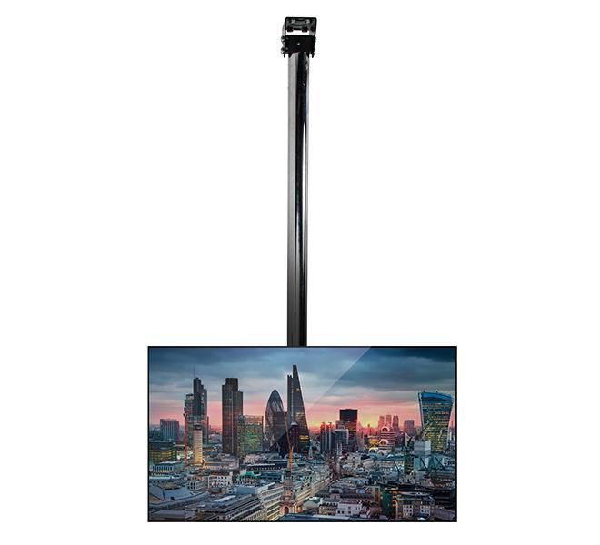 B-Tech BT7808 Soporte Techo/Pared Reforzado 140kg Inclinable +/-90° Negro