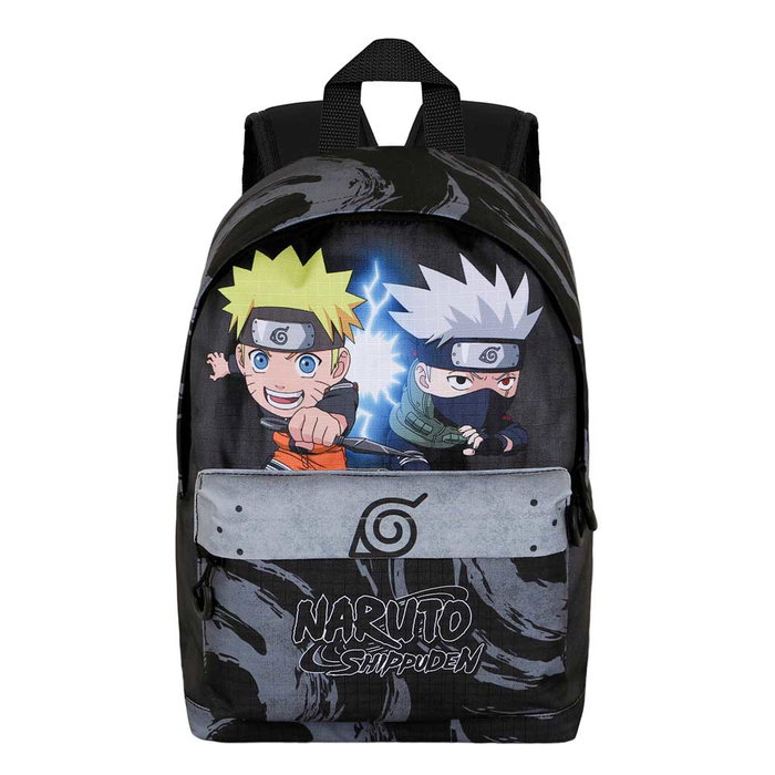 Naruto Mochila Pequeña HS FAN Kid Urbana Gris Ripstop 15x25x35 cm 12L
