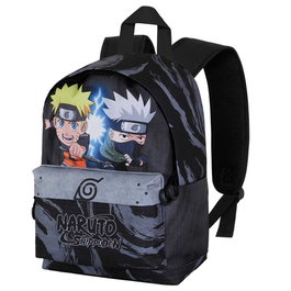 Naruto Mochila Pequeña HS FAN Kid Urbana Gris Ripstop 15x25x35 cm 12L