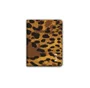 Ziron ZR198 Funda Folio para Tablet Universal 17,8 cm (7") - Diseño Leopardo, Tela Estampada, Interior Suave, 6 Posiciones, Ajuste con Tiras Elásticas