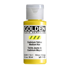 Golden Fluid Colores Acrílicos Amarillo Cadmio Medio 30 ml