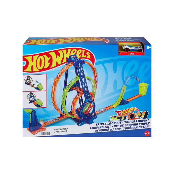 Hot Wheels Kit Triple Looping HMX38 Juguete para Niños
