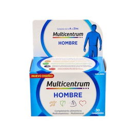 Multicentrum Hombre 30 Comprimidos - Vitaminas y Minerales para Hombres