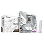 Gigabyte X870M AORUS ELITE WIFI7 ICE Placa Base - AMD X870, Socket AM5, DDR5 hasta 8200 MHz, Wi-Fi 7, Bluetooth 5.4, USB4, 2x M.2 PCIe 5.0/4.0, 2.5GbE LAN - Color Blanco - Micro-ATX