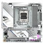 Gigabyte X870M AORUS ELITE WIFI7 ICE Placa Base - AMD X870, Socket AM5, DDR5 hasta 8200 MHz, Wi-Fi 7, Bluetooth 5.4, USB4, 2x M.2 PCIe 5.0/4.0, 2.5GbE LAN - Color Blanco - Micro-ATX