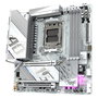 Gigabyte X870M AORUS ELITE WIFI7 ICE Placa Base - AMD X870, Socket AM5, DDR5 hasta 8200 MHz, Wi-Fi 7, Bluetooth 5.4, USB4, 2x M.2 PCIe 5.0/4.0, 2.5GbE LAN - Color Blanco - Micro-ATX