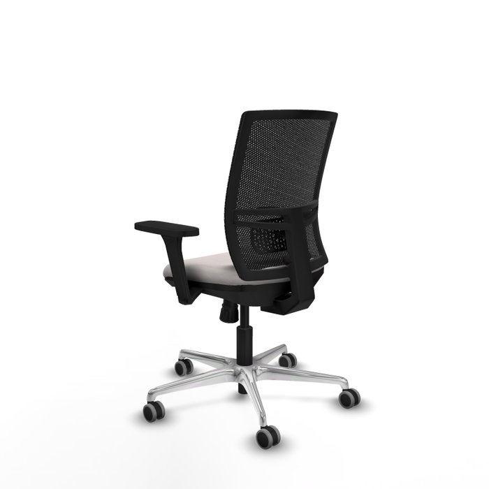 PIQUERAS Y CRESPO Silla de oficina Yunquera Blanco/Negro con mecanismo Sincro PIQUERAS Y CRESPO Silla de oficina Yunquera Blanco/Negro con mecanismo Sincro