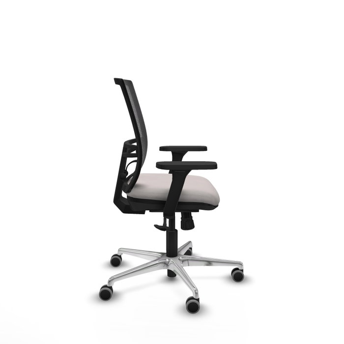 PIQUERAS Y CRESPO Silla de oficina Yunquera Blanco/Negro con mecanismo Sincro PIQUERAS Y CRESPO Silla de oficina Yunquera Blanco/Negro con mecanismo Sincro