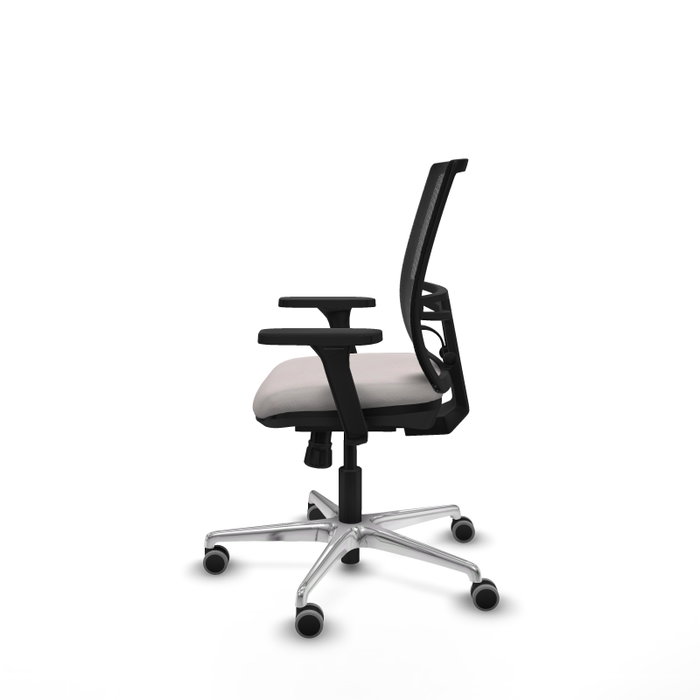 PIQUERAS Y CRESPO Silla de oficina Yunquera Blanco/Negro con mecanismo Sincro PIQUERAS Y CRESPO Silla de oficina Yunquera Blanco/Negro con mecanismo Sincro