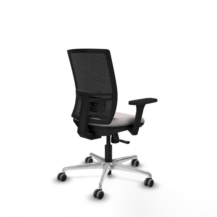 PIQUERAS Y CRESPO Silla de oficina Yunquera Blanco/Negro con mecanismo Sincro PIQUERAS Y CRESPO Silla de oficina Yunquera Blanco/Negro con mecanismo Sincro