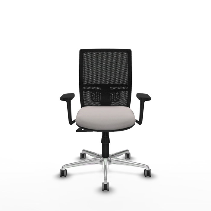 PIQUERAS Y CRESPO Silla de oficina Yunquera Blanco/Negro con mecanismo Sincro PIQUERAS Y CRESPO Silla de oficina Yunquera Blanco/Negro con mecanismo Sincro