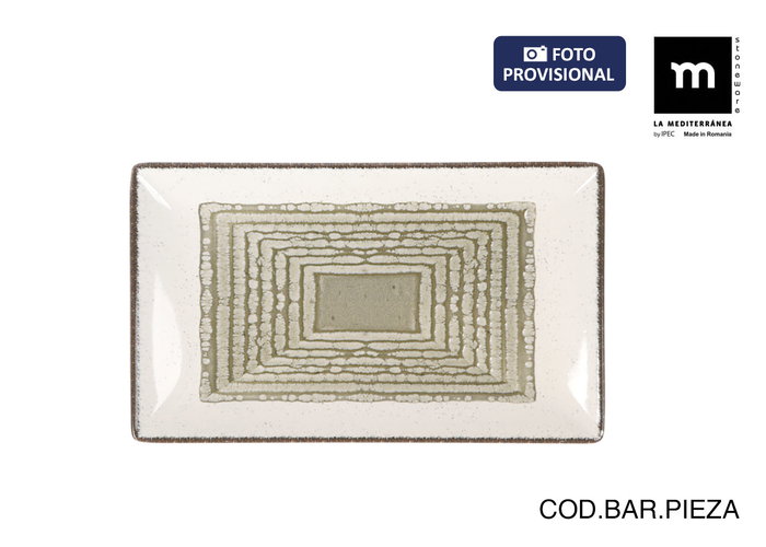 Inde Fuente Rectangular Occhio 25 x 15 cm, Colección Elite Brillo, Plato para servir (18 Unidades) Inde Fuente Rectangular Occhio 25 x 15 cm, Colección Elite Brillo, Plato para servir (18 Unidades)