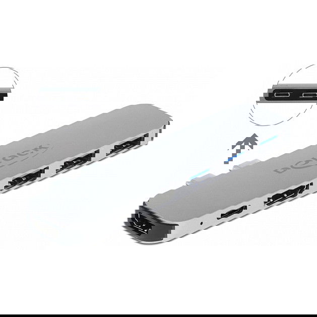 DeLOCK Docking Station para MacBook - Dual HDMI 4K, PD - Hub, Ref. Dockingstation