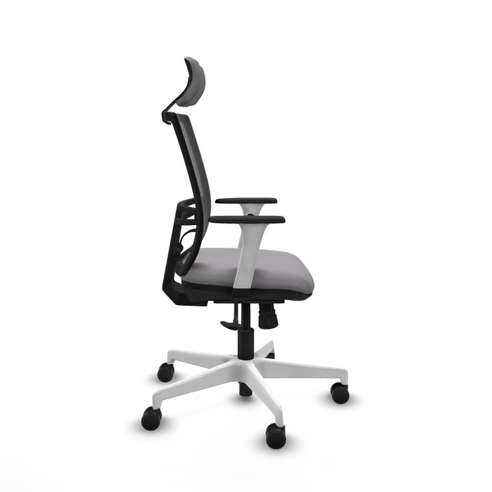 PIQUERAS Y CRESPO Silla de oficina Yunquera Gris con Mecanismo Sincro PIQUERAS Y CRESPO Silla de oficina Yunquera Gris con Mecanismo Sincro