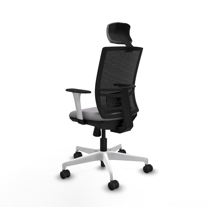 PIQUERAS Y CRESPO Silla de oficina Yunquera Gris con Mecanismo Sincro PIQUERAS Y CRESPO Silla de oficina Yunquera Gris con Mecanismo Sincro