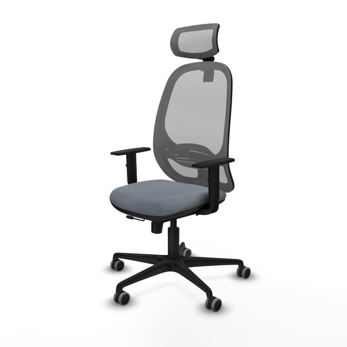 PIQUERAS Y CRESPO Silla de oficina Cilanco Gris con Mecanismo Sincro/Traslack PIQUERAS Y CRESPO Silla de oficina Cilanco Gris con Mecanismo Sincro/Traslack